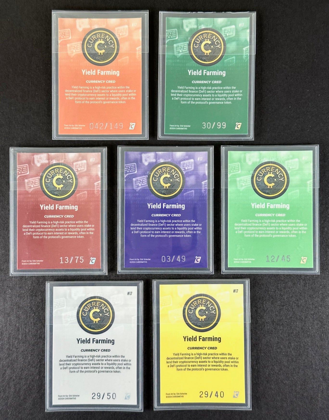 Cardsmiths Series 4 – Yield Farming #17 – Mini Bow (Beryl / Garnet / Emerald / Jade / Silver / Amethyst / Citrine)