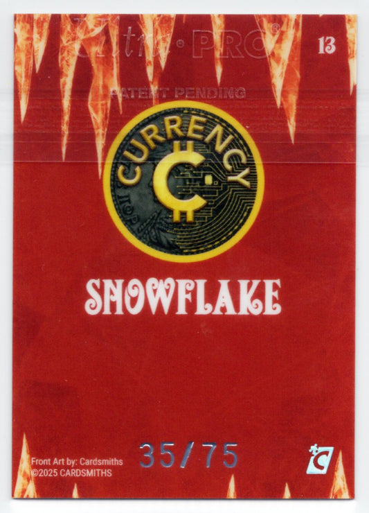 Cardsmiths Holiday Series – Snowflake – Garnet 35/75