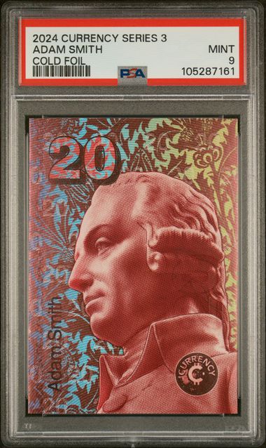 Adam Smith Cold Foil - Currency Series 3 - PSA 9