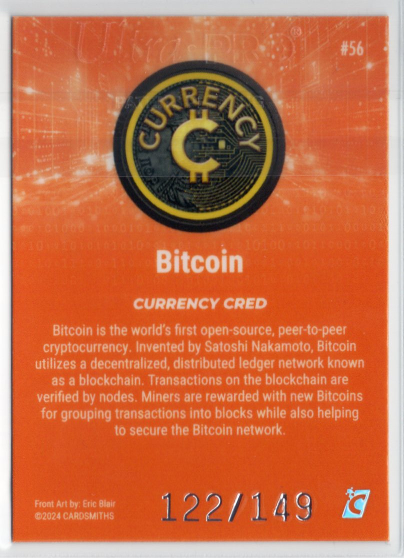 Cardsmiths Series 4 – Bitcoin #56 – Beryl 122/149