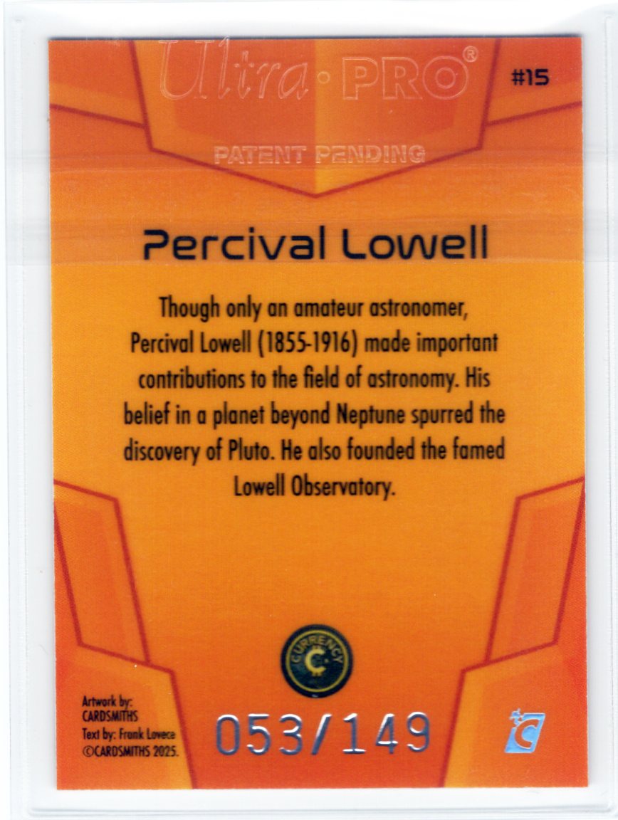 Cardsmiths Space - Galactic Edition - Percival Lowell #15 - Beryl 053/149