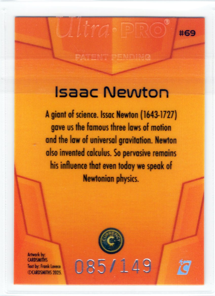 Cardsmiths Space - Galactic Edition - Isaac Newton #69 - 085/149