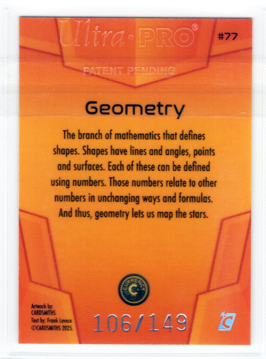 Cardsmiths Space - Galactic Edition - Geometry #77 - 106/149