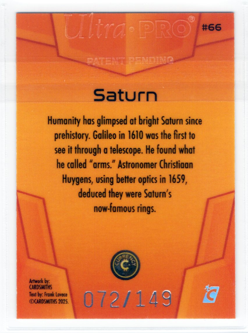 Cardsmiths Space - Galactic Edition - Saturn #66 - 072/149