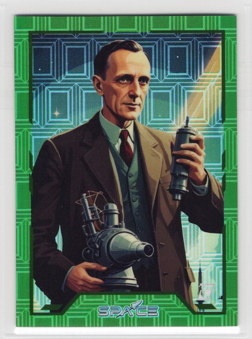 Cardsmiths Space – Galactic Edition – Edwin Hubble #29 – Emerald 65/99