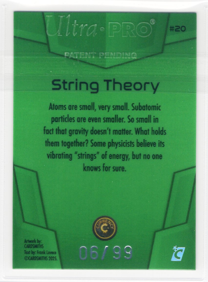 Cardsmiths Space – Galactic Edition – String Theory #20 – Emerald 06/99
