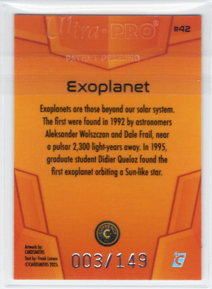 Cardsmiths Space – Galactic Edition – Exoplanet #42 – Beryl 003/149