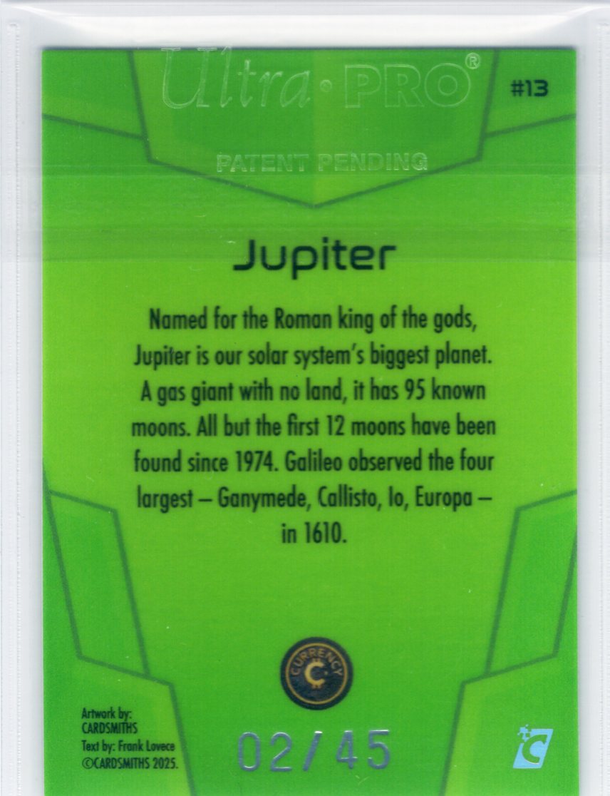 Cardsmiths Space – Galactic Edition – Jupiter #13 – Jade 02/45