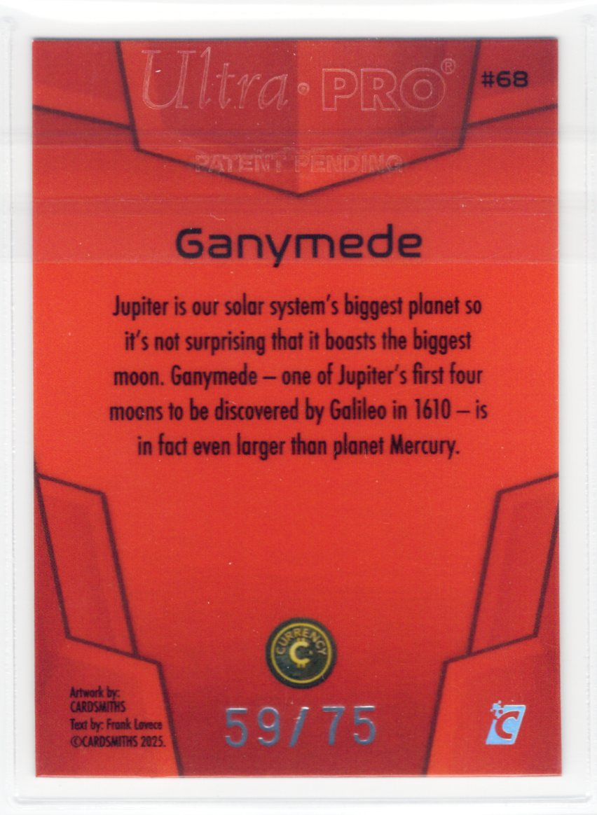 Cardsmiths Space – Galactic Edition – Ganymede #68 – Garnet 59/75