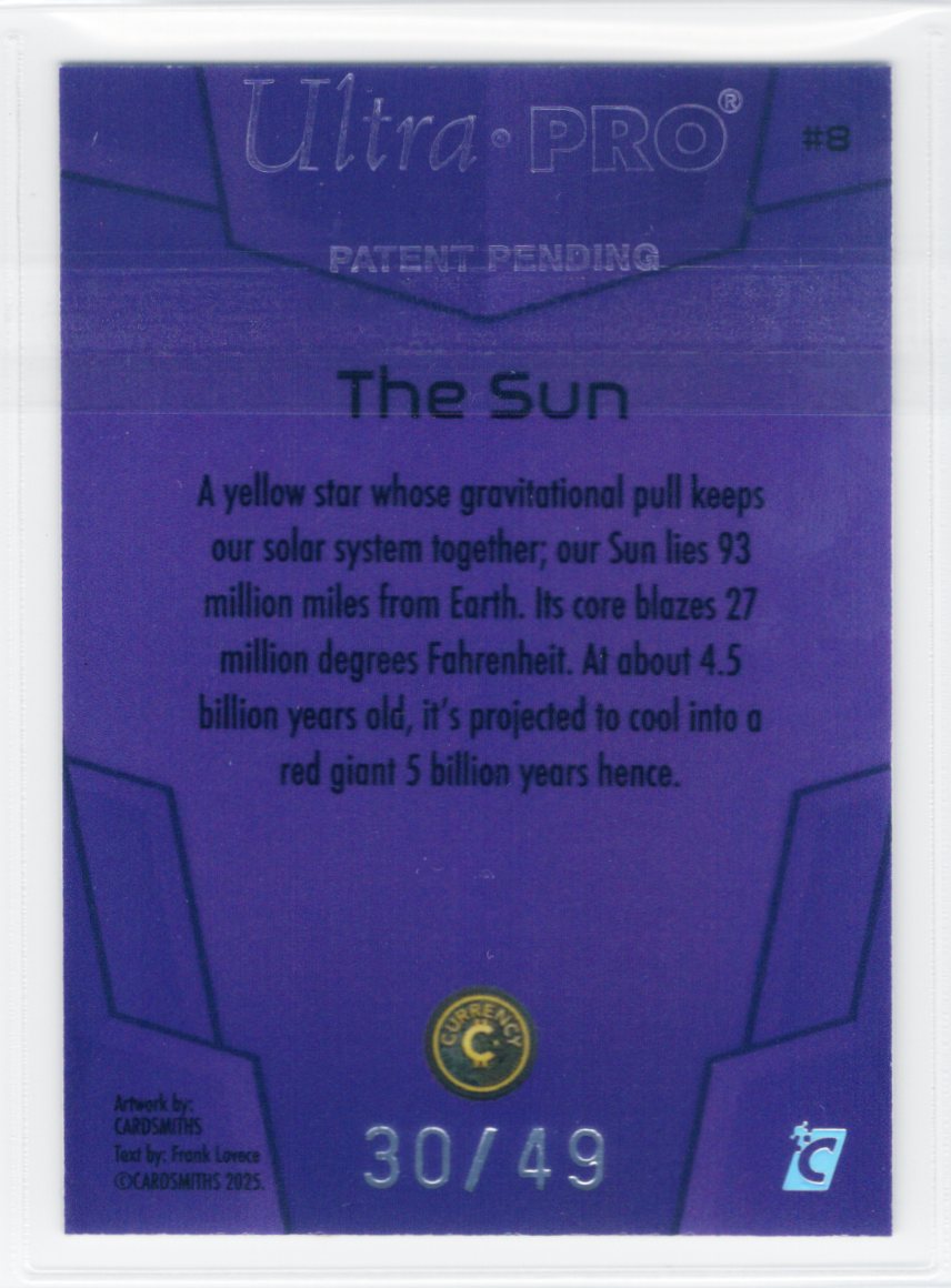 Cardsmiths Space – Galactic Edition – The Sun #8 – Amethyst 30/49
