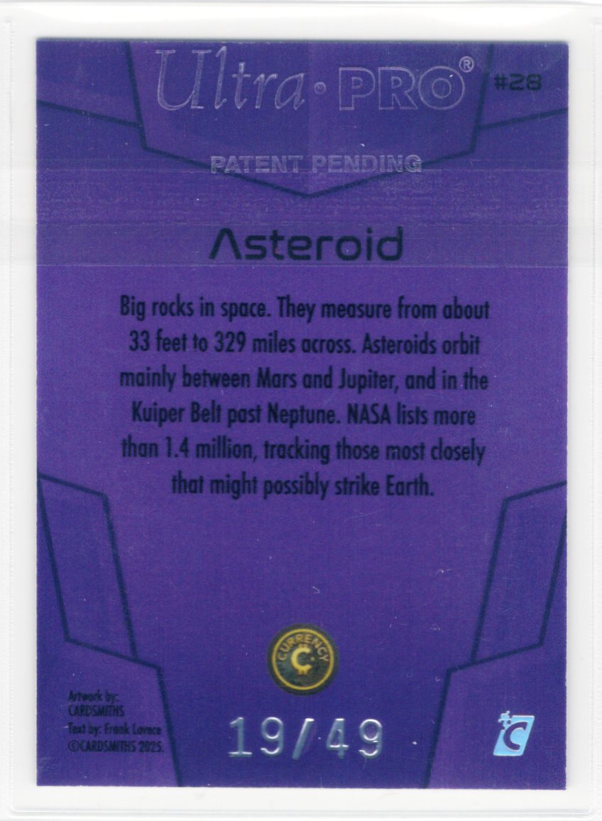 Cardsmiths Space – Galactic Edition – Asteroid #28 – Amethyst 19/49