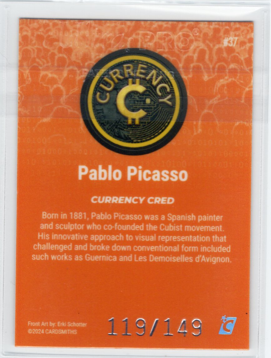 Cardsmiths Series 4 – Pablo Picasso #37 – Beryl 119/149