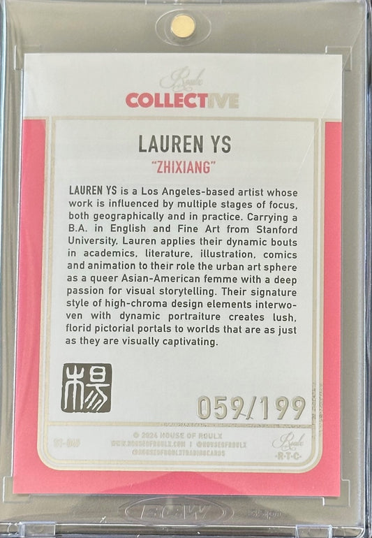 Lauren YS - “Zhixiang” (Open Numbered Base Card) — Roux Collective Series