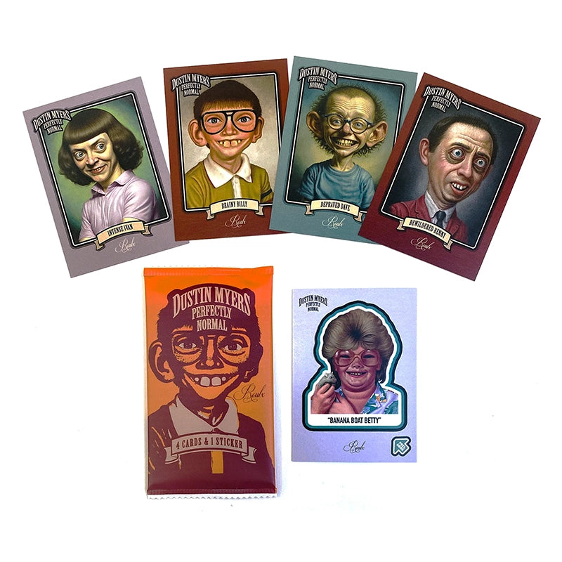 Dustin Myers "Perfectly Normal" Artist Trading Cards - Factory Sealed 6-Box Hobby Case (with Exclusive ThinkSpace Pack)