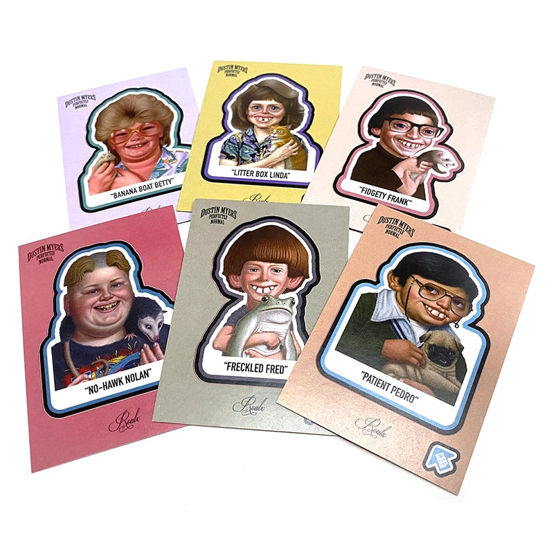 Dustin Myers "Perfectly Normal" Artist Trading Cards - Factory Sealed 6-Box Hobby Case (with Exclusive ThinkSpace Pack)