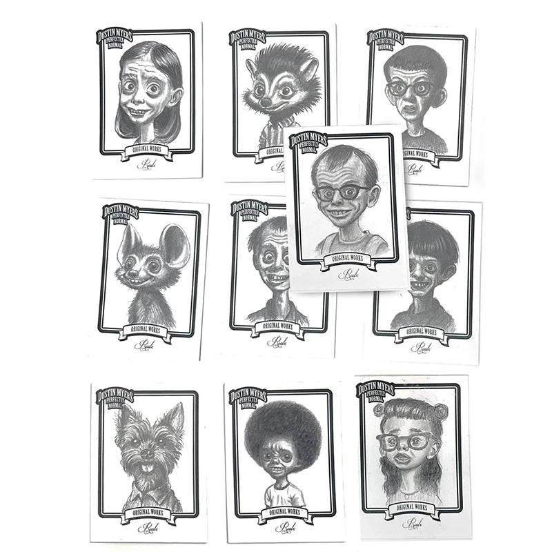 Dustin Myers "Perfectly Normal" Artist Trading Cards - Factory Sealed 6-Box Hobby Case (with Exclusive ThinkSpace Pack)