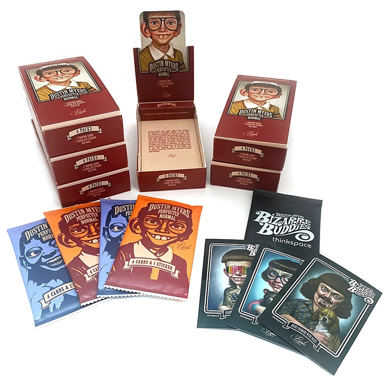 Dustin Myers "Perfectly Normal" Artist Trading Cards - Factory Sealed 6-Box Hobby Case (with Exclusive ThinkSpace Pack)