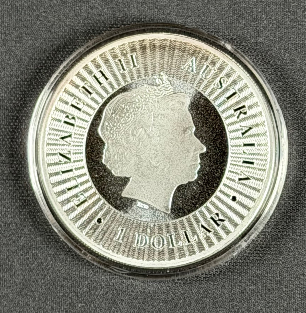 2016 Australian Kangaroo – 1 oz .9999 Fine Silver – Perth Mint – $1