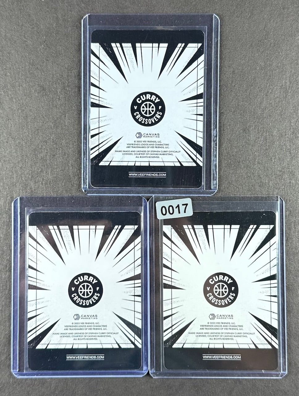 VeeFriends Super Stickers – Curry Crossovers 3-Card Bundle – Rare Robot + Dialed In Dog + Tremendous Tiger