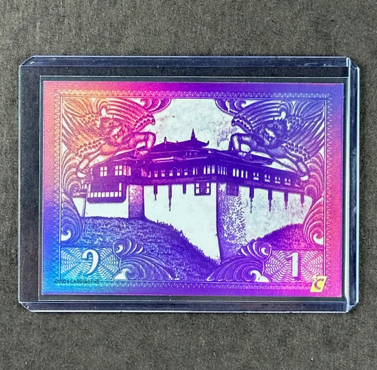 Cardsmiths Series 4 – Bhutan Ngultrum – DSHF 165/210 – Double-Sided Holo Foil (Copy)