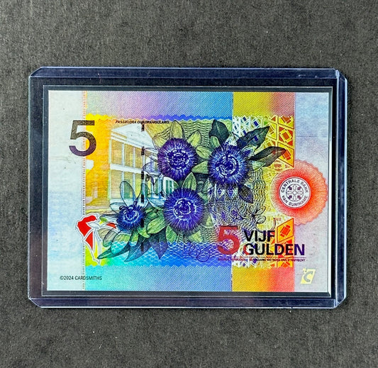 Cardsmiths Series 4 – Suriname 5 Gulden – DSHF 064/210 – Double-Sided Holo Foil