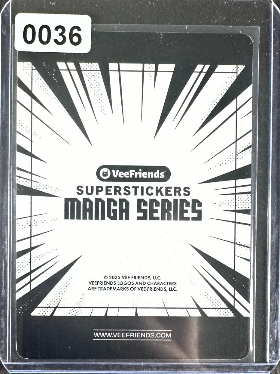 VeeFriends Super Stickers – Manga Series – Resilient Red Devil – Limited /399