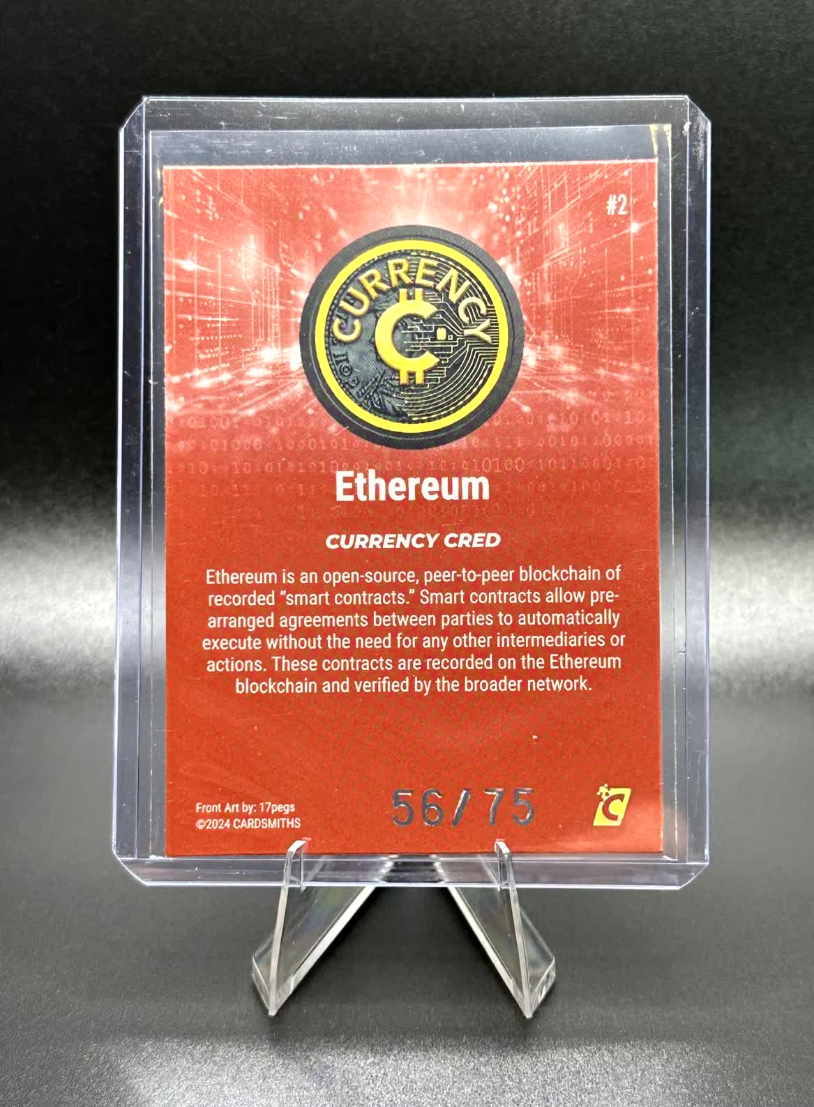 Cardsmiths Series 4 - Ethereum #2 - Garnet 56/75