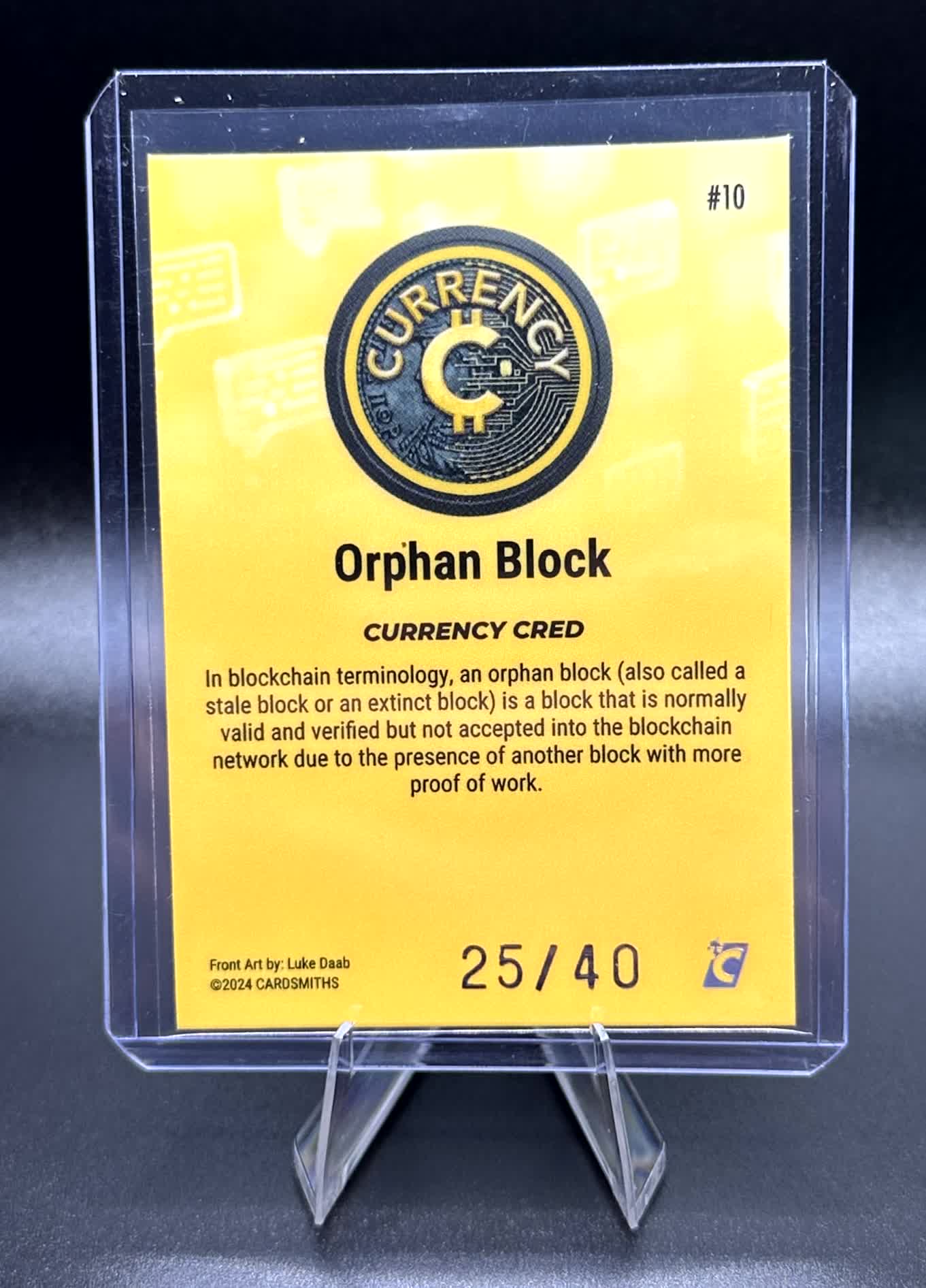 Cardsmiths Series 4 - Orphan Block #10 - Citrine 25/40