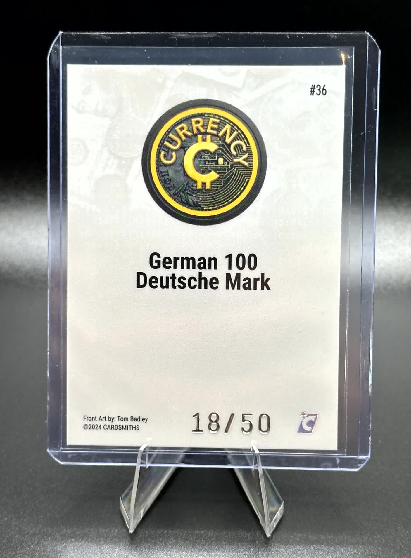 Cardsmiths Series 4 - German Deutsche Mark #36 - Silver 18/50