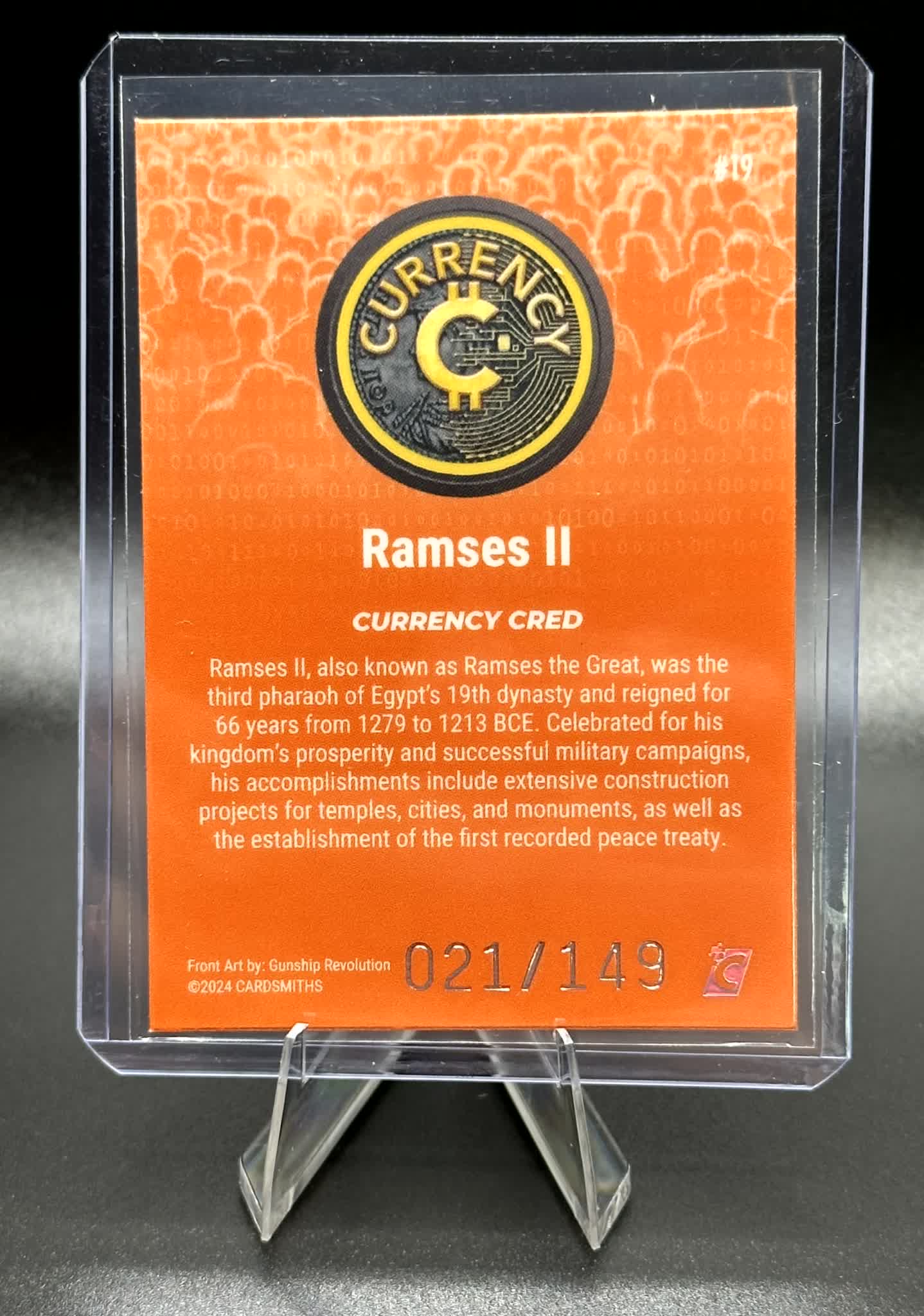 Cardsmiths Series 4 - Ramses II #19 - Beryl 21/149