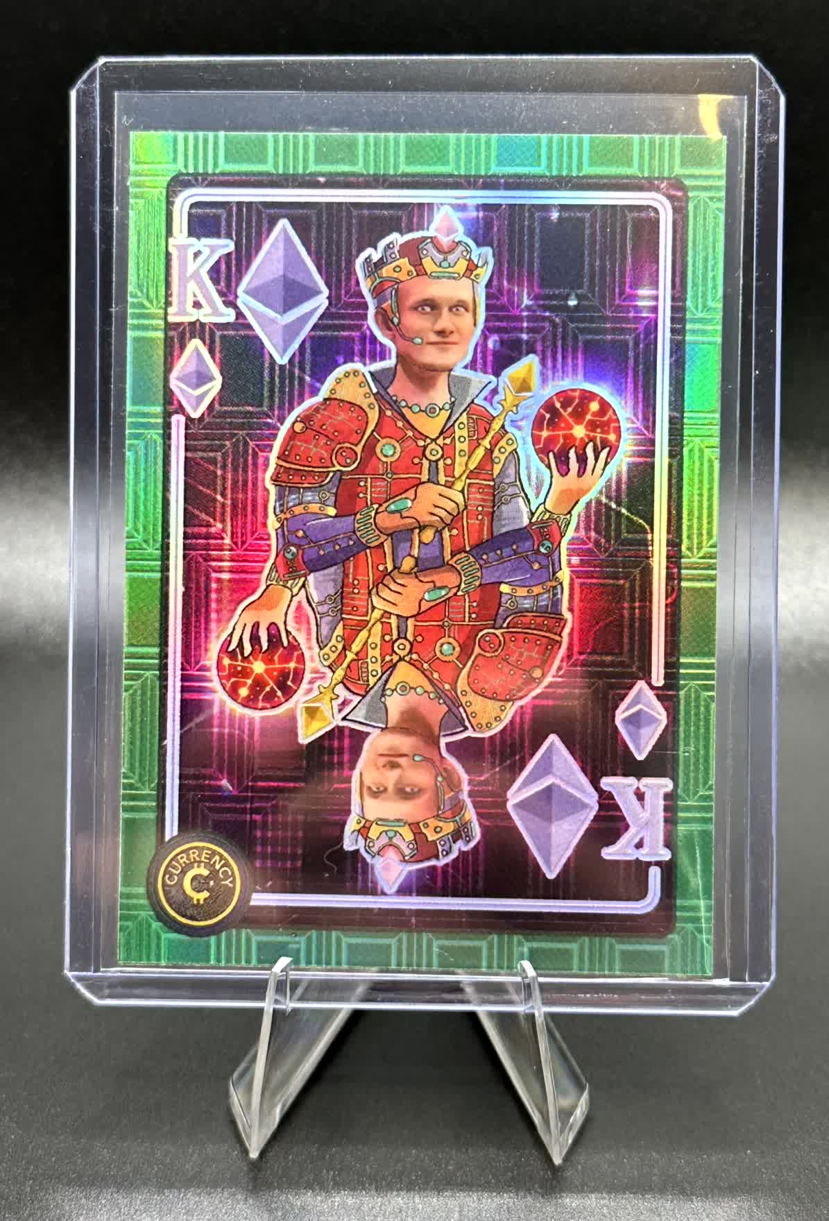 Cardsmiths Series 4 - Ethereum King #32 - Emerald 91/99