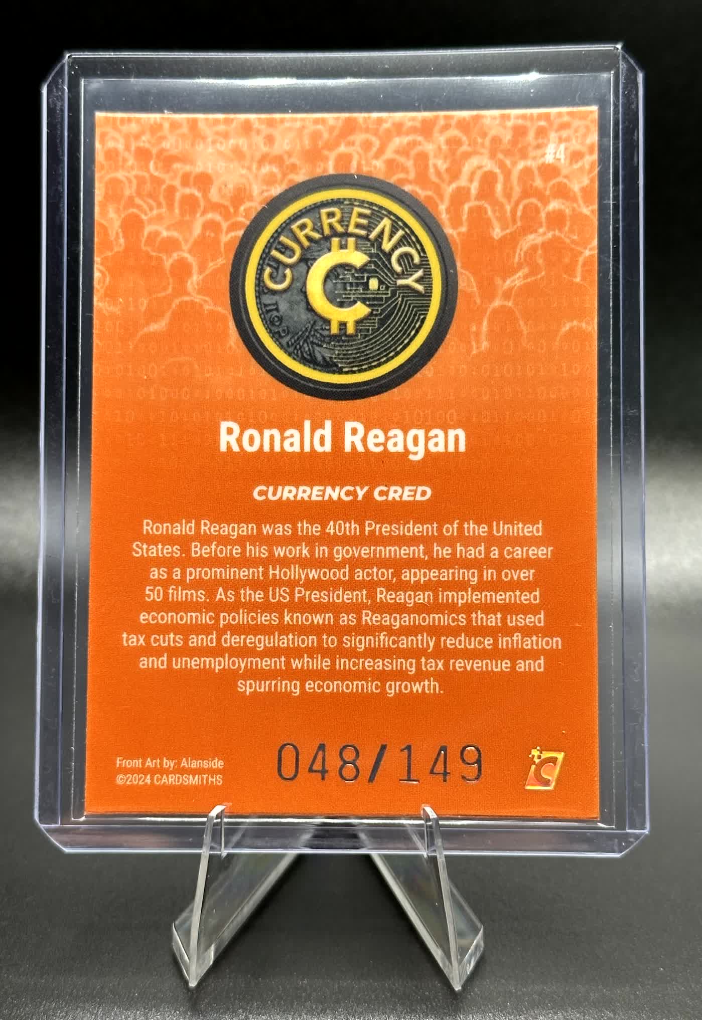 Cardsmiths Series 4 - Ronald Reagan #4 - Beryl 48/149