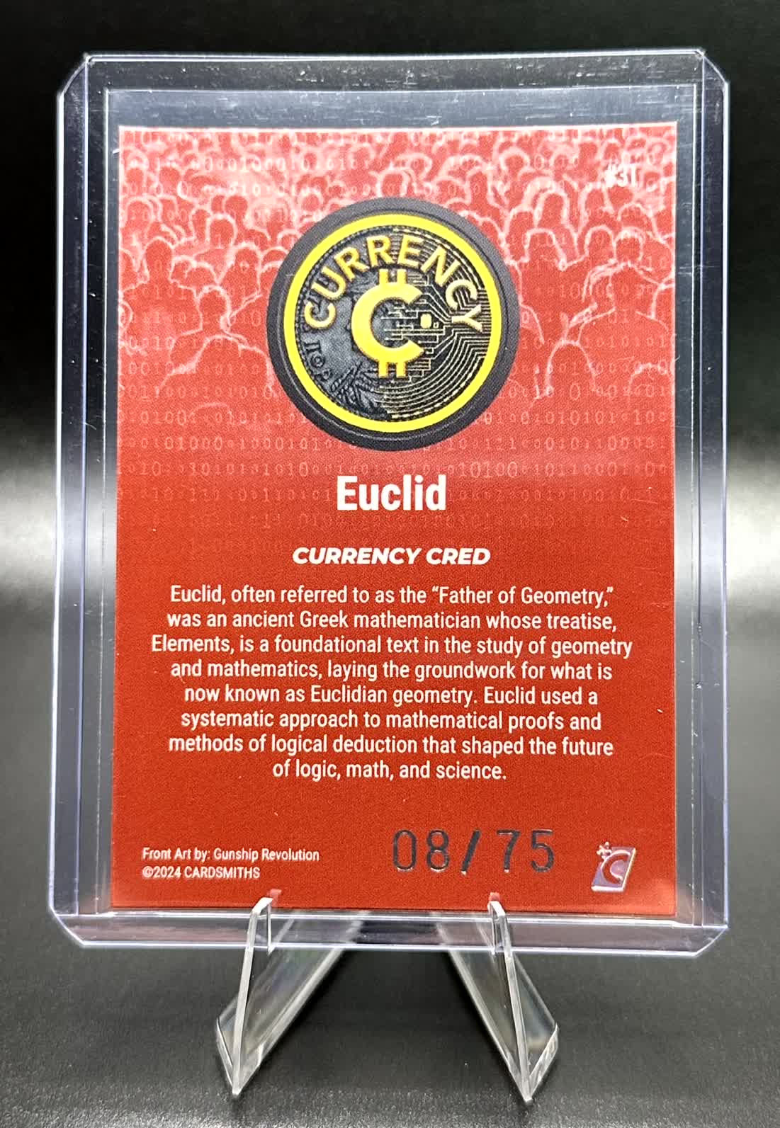 Cardsmiths Series 4 - Euclid #31 - Garnet 8/75