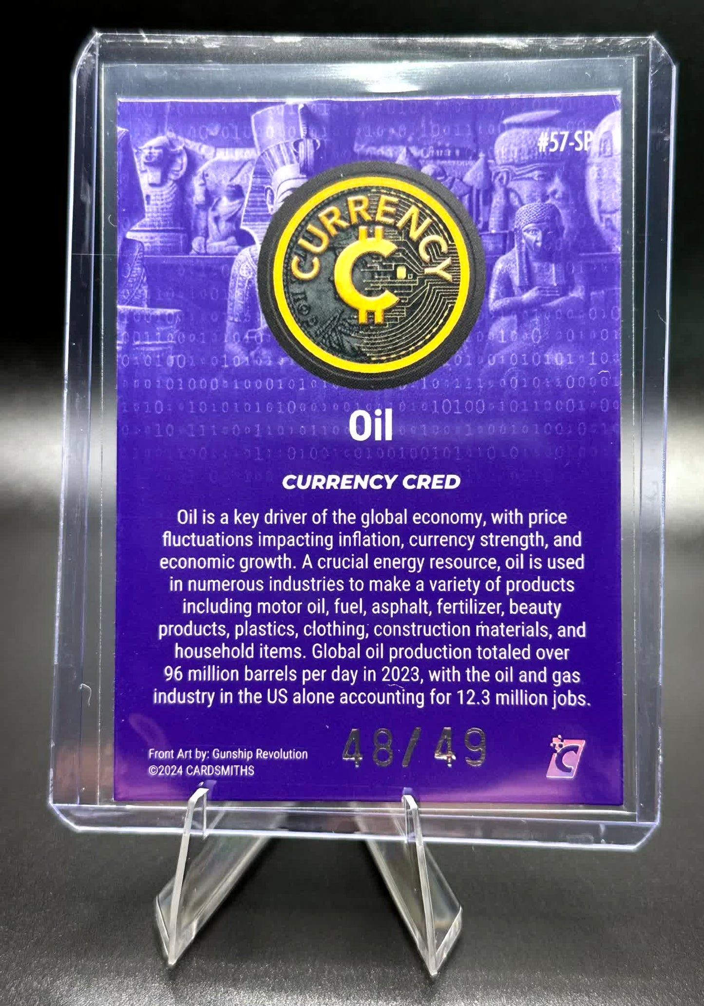 Cardsmiths Series 4 - Oil #57-SP (Short Print) - Amethyst 48/49