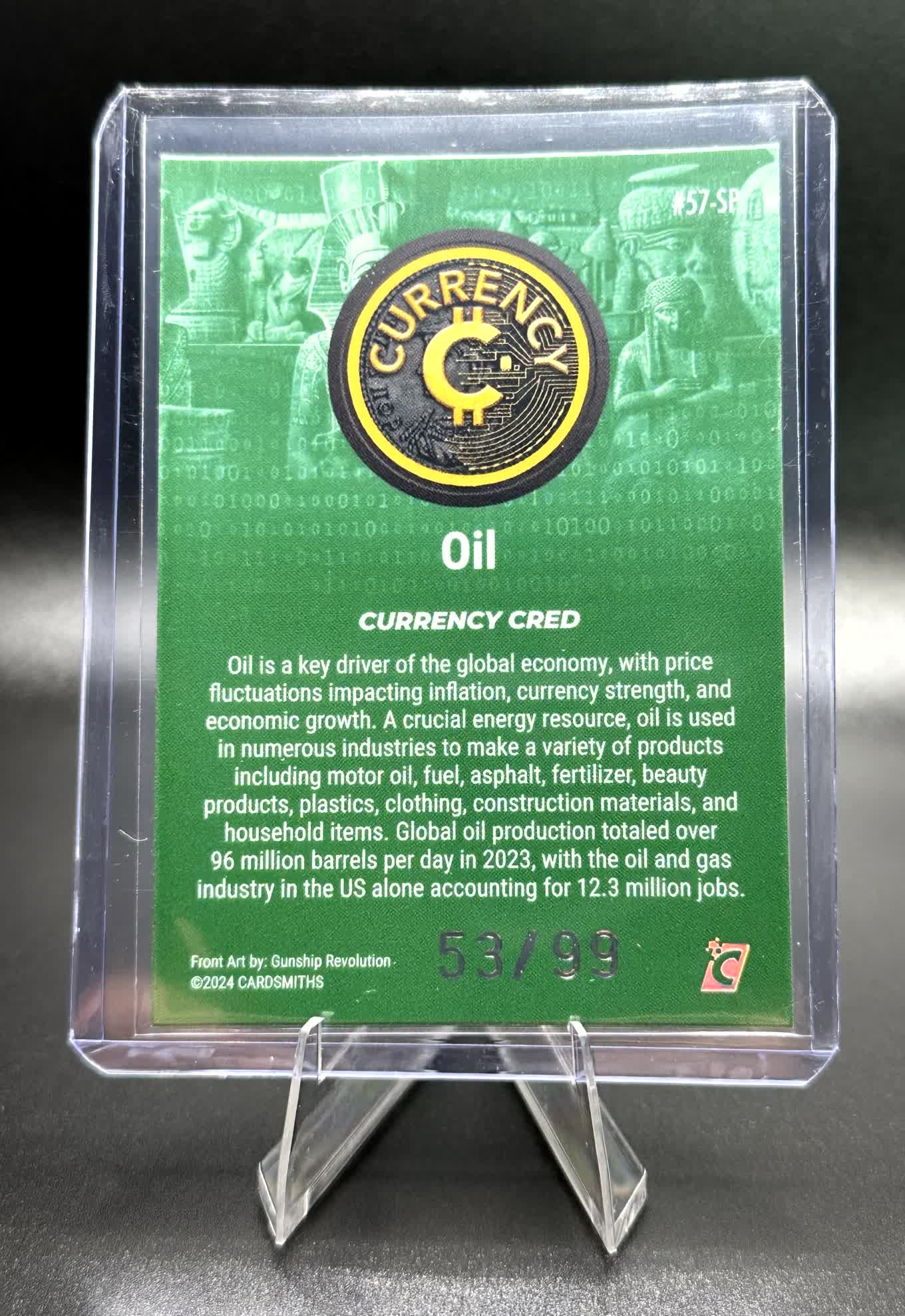 Cardsmiths Series 4 - Oil #57-SP (Short Print) - Emerald 53/99
