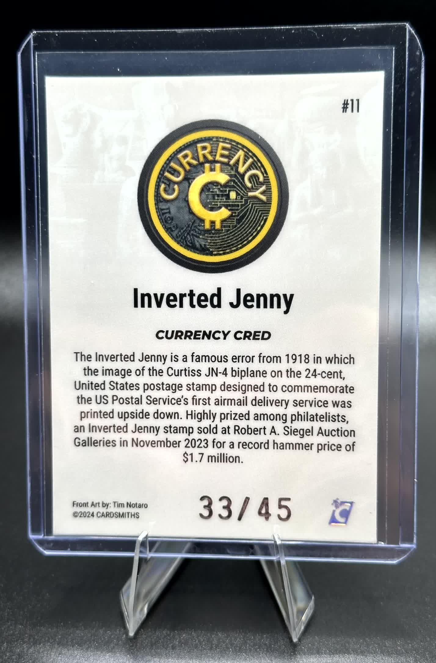 Cardsmiths Series 4 - Inverted Jenny #11 - Opal 33/49
