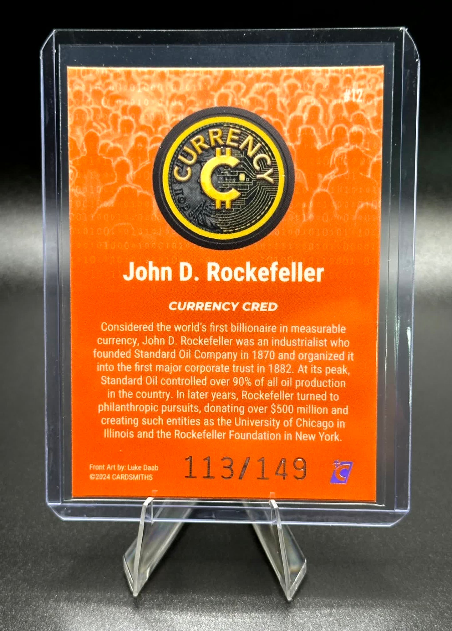 Cardsmiths Series 4 - John D. Rockefeller #12 - Beryl 113/149