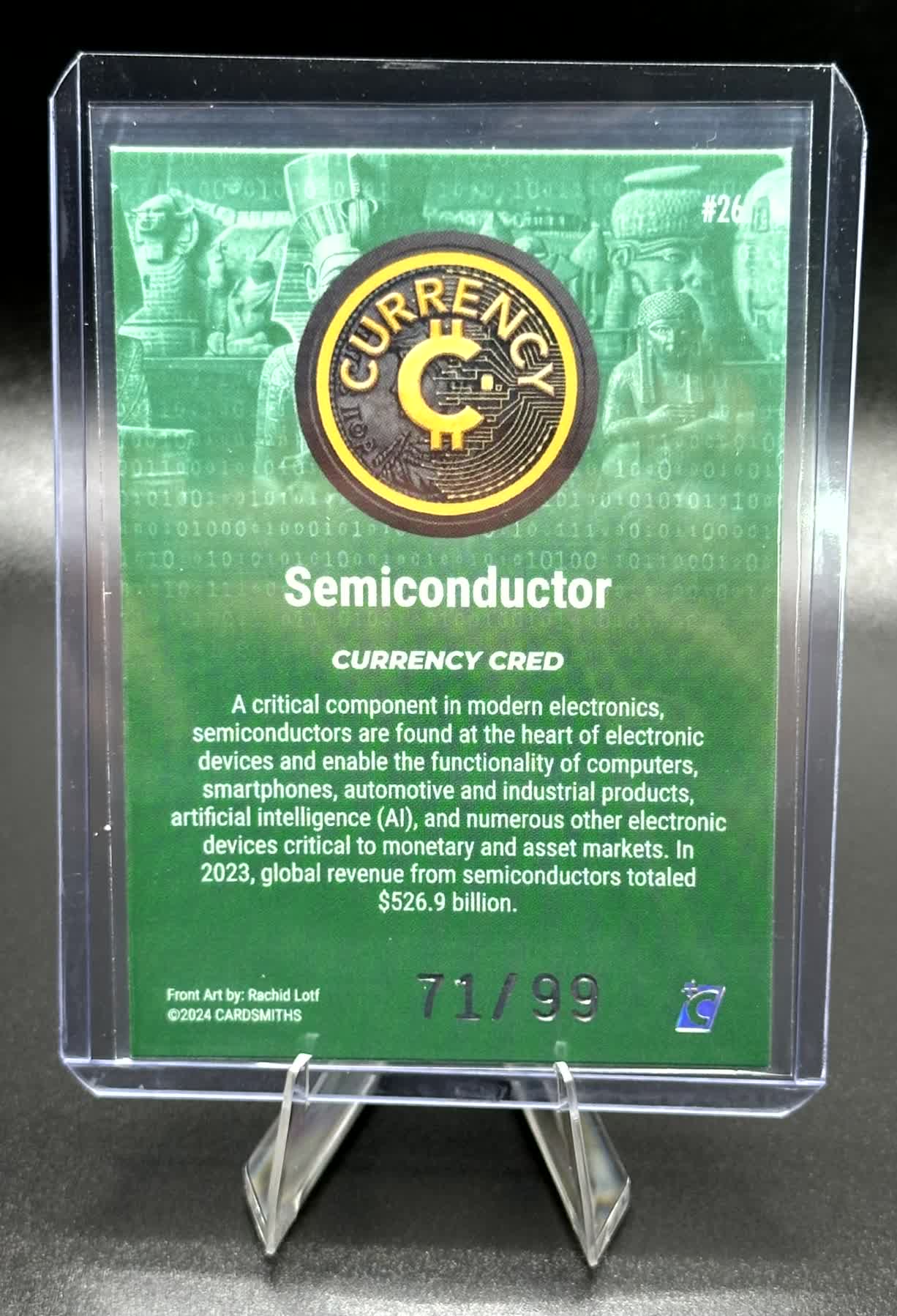 Cardsmiths Series 4 - Semiconductor #26 - Emerald 71/99