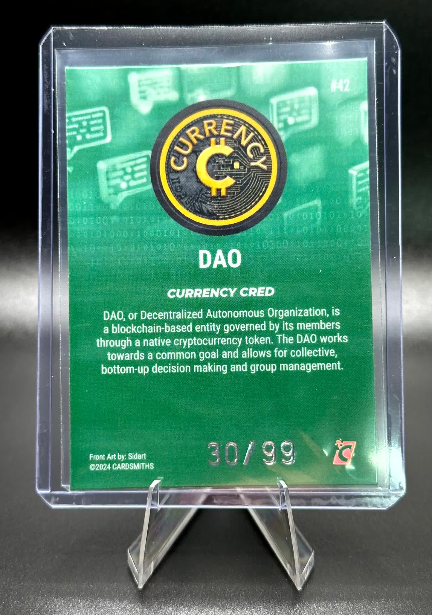 Cardsmiths Series 4 - DAO #42 - Emerald 30/99