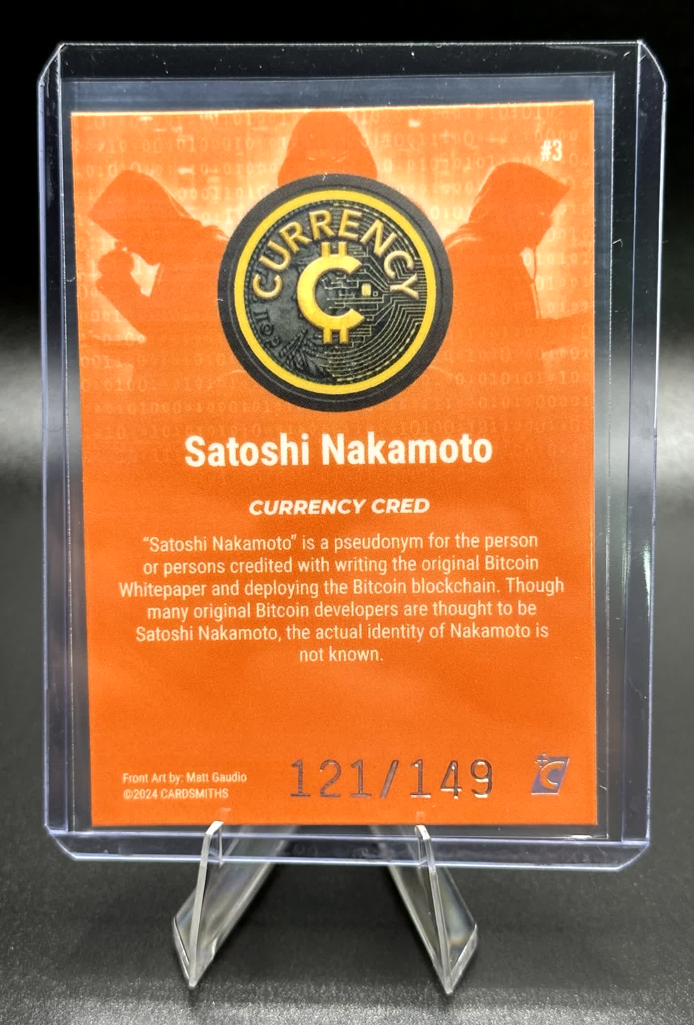 Cardsmiths Series 4 - Satoshi Nakamoto #3 - Beryl 121/149