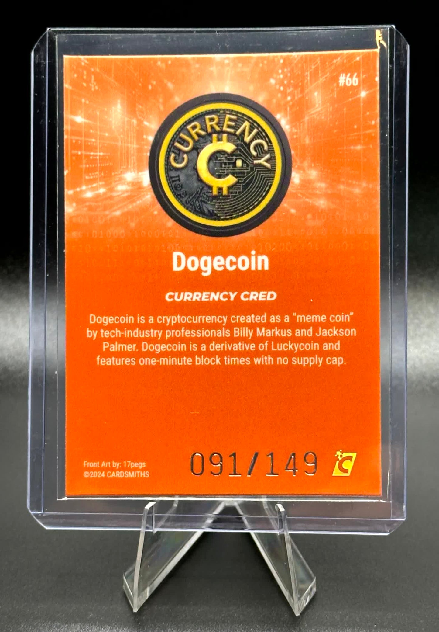 Cardsmiths Series 4 - Dogecoin #66 - Beryl 91/149