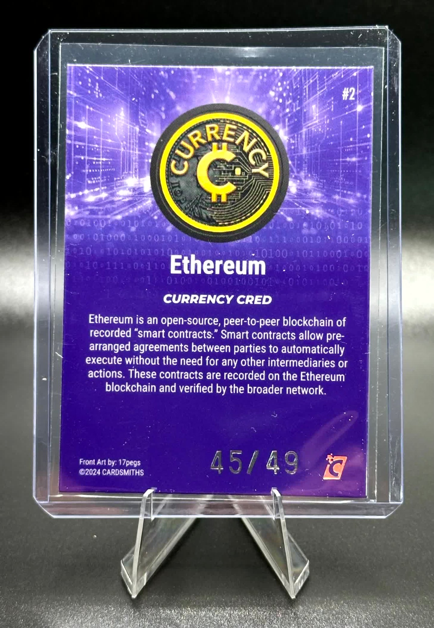 Cardsmiths Series 4 - Ethereum #2 - Amethyst 45/49