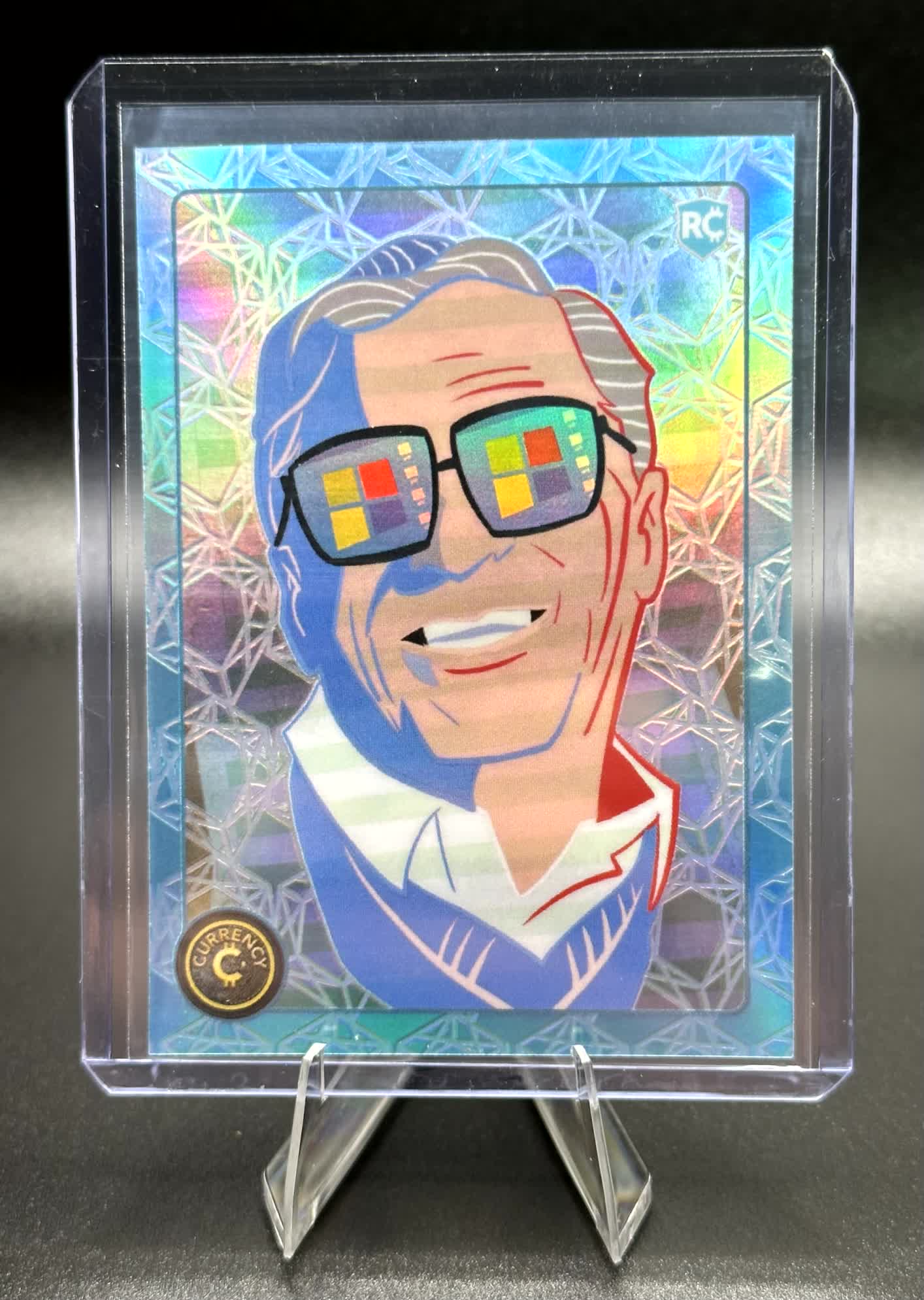 Cardsmiths Series 4 - Bill Gates #62 - Aquamarine 9/15