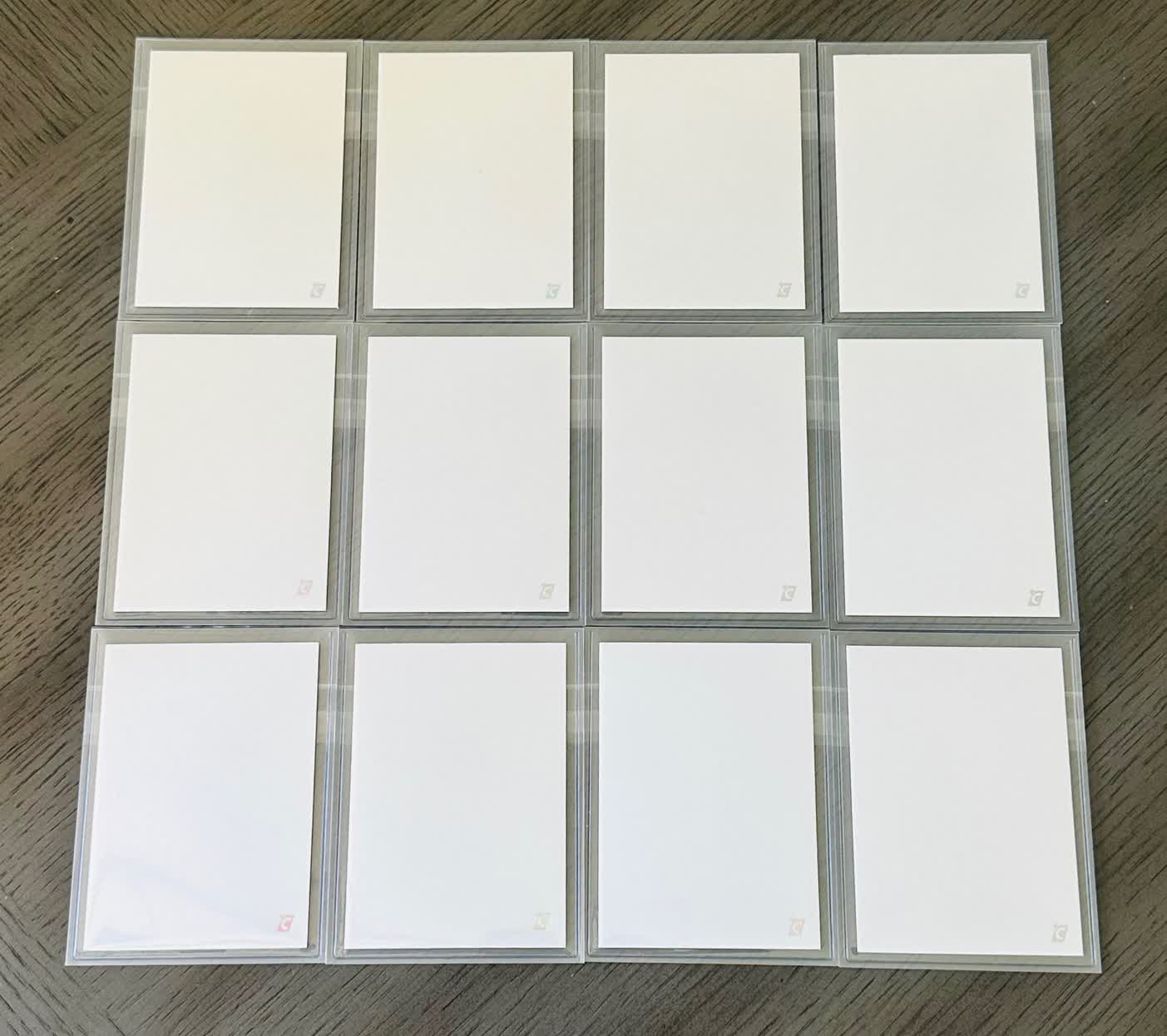 Cardsmiths Imagination Bow - 12 Blank Stamped Cards