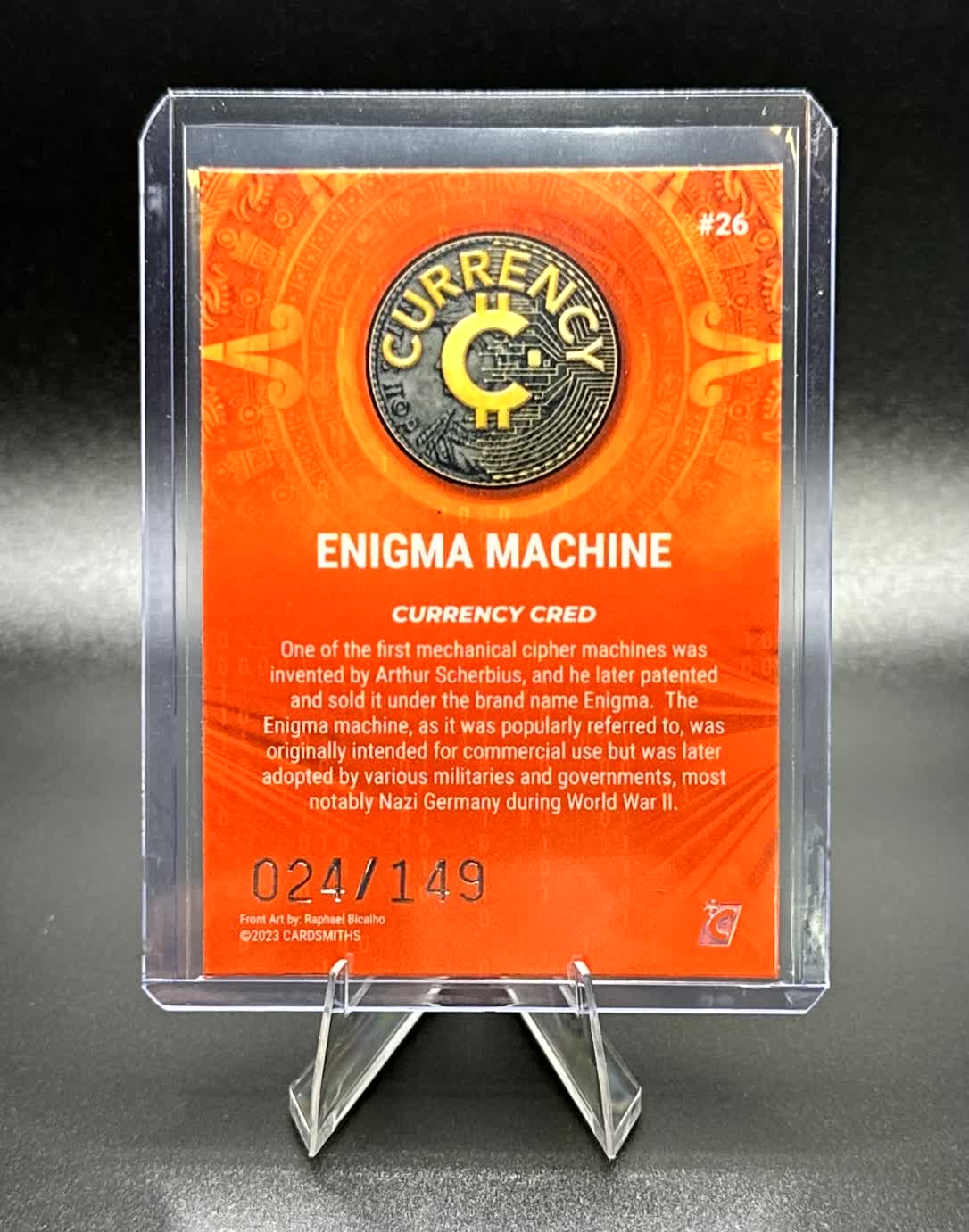 Cardsmiths Series 2 - Enigma Machine #26 - Beryl 24/149