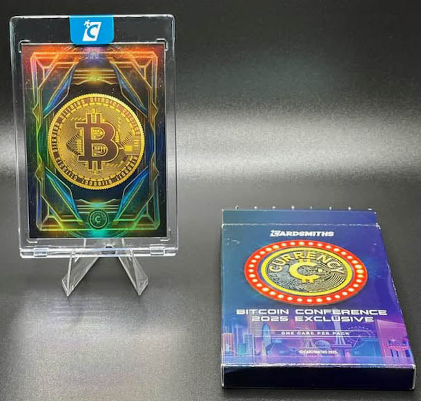 Cardsmiths Bitcoin 2025 Conference Exclusive Refractor – Base Card (Opened Box Included)