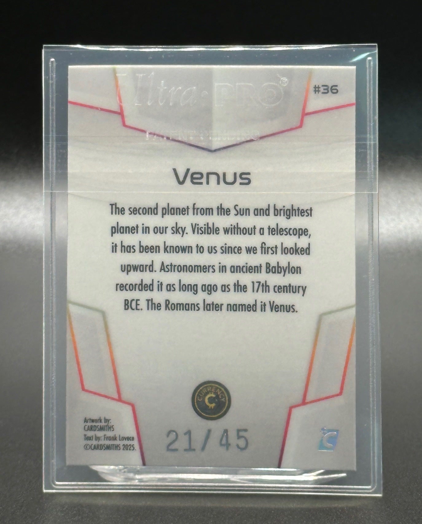 Cardsmiths Space - Galactic Edition - Venus #36 - Opal 36/45