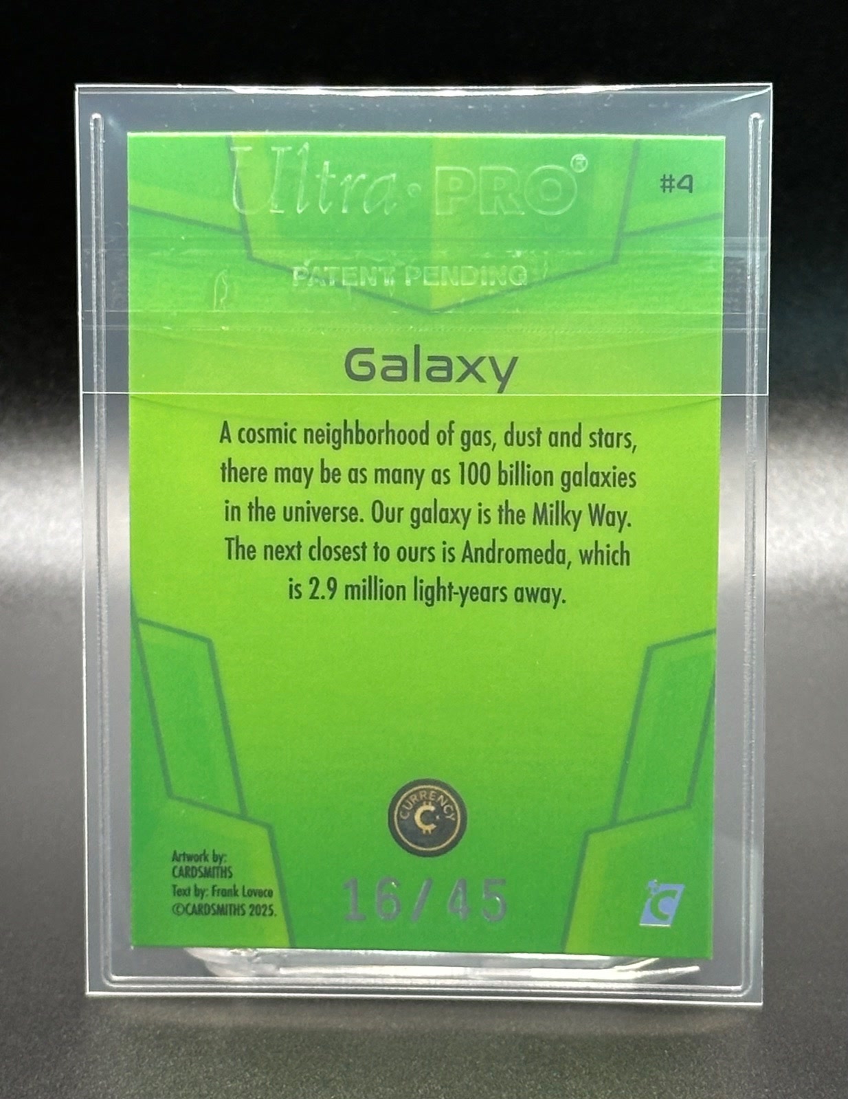 Cardsmiths Space - Galactic Edition - Galaxy #4 - Jade 16/45