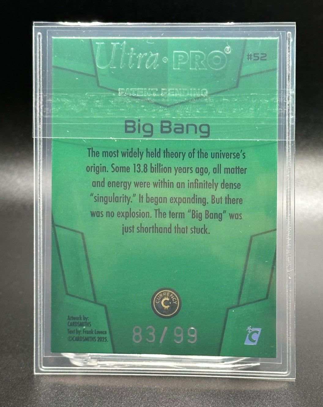 Cardsmiths Space - Galactic Edition - Big Bang #52 - Emerald 83/99