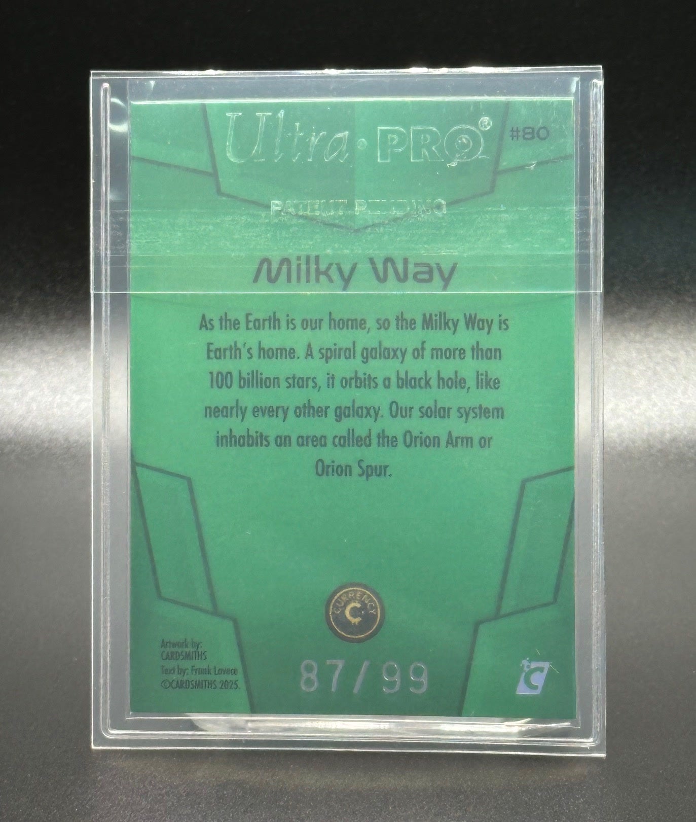 Cardsmiths Space - Galactic Edition - Milky Way #80 - Emerald 87/99